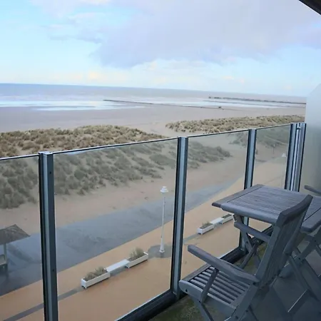 Tzand 402 With Frontal Sea View 아파트 니우포르트